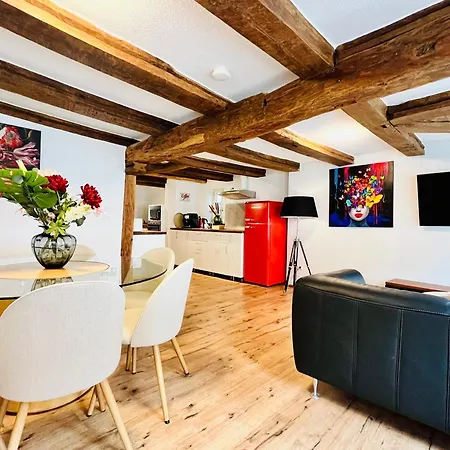 Aycatcherhomes - Luna Boutique Duplex Apt 3Br 2Ba 7G Old Town Marburg Lägenhet *